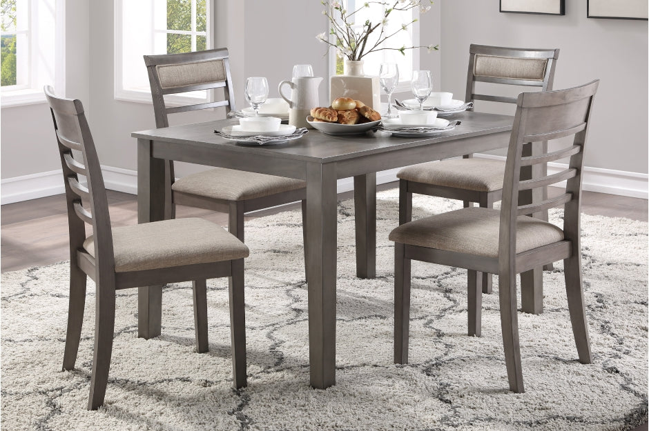 5806 5PC Dining Set (TB+4S)
