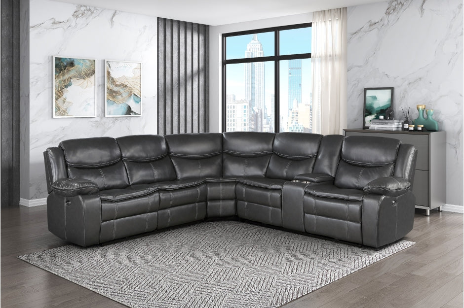 8528DG 3PC Power Reclining Sectional