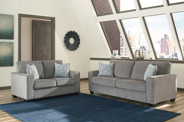 Altari 872 2PC Set: Sofa, Love