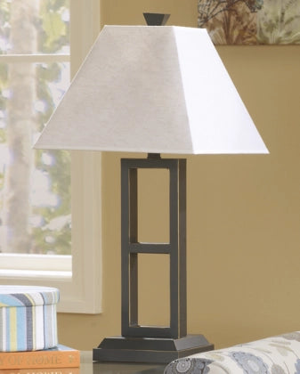 L318924 2PC Metal Table Lamp Set