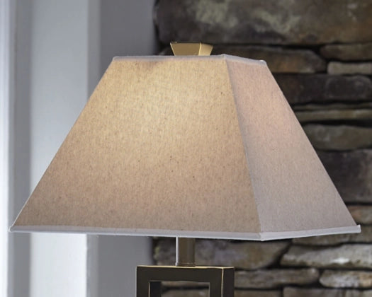 L318924 2PC Metal Table Lamp Set