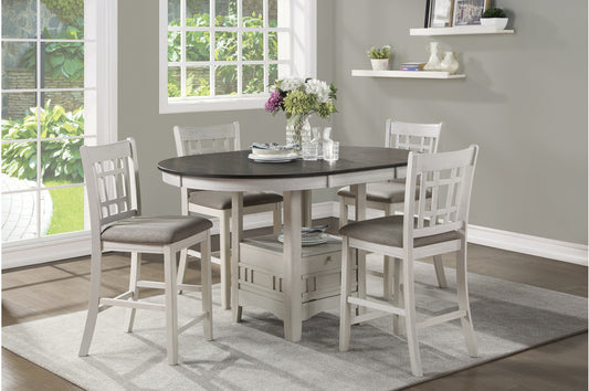 2423W 5PC Counter Height Set (TB+4S)