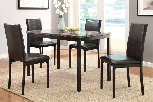 2601-48 5PC Dining Set (TB+4S)