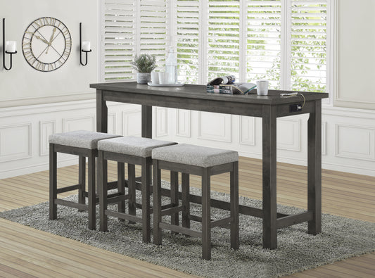 5713GY 4PC Counter Height Set