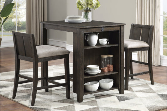 5773DC 3PC Counter Height Set