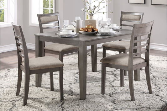 5806 5PC Dining Set (TB+4S)