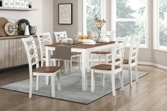 5894N 7PC Dining Set (TB+6S)