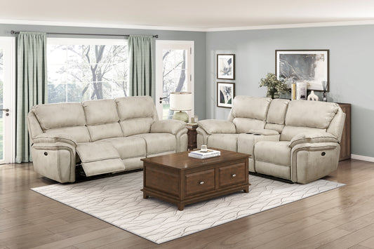 8517PWT 2PC Set: Sofa, Love (Power)