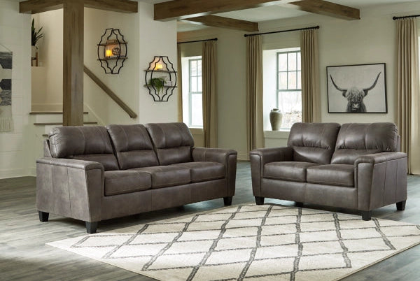 Navi 940 2PC Set: Sofa, Love