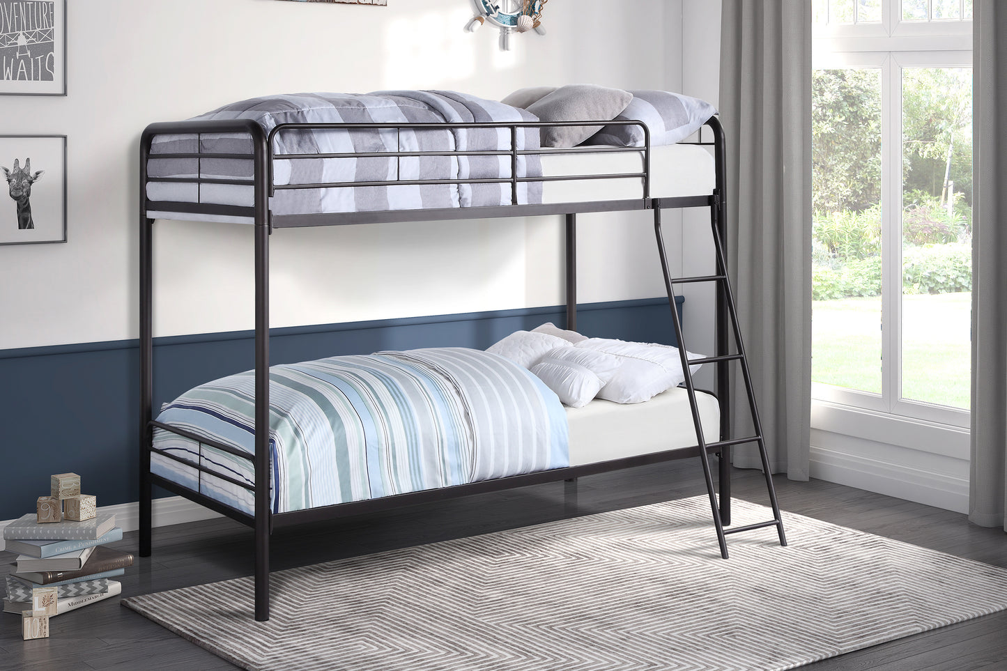 B2009 Youth Twin/Twin Bunk Bed