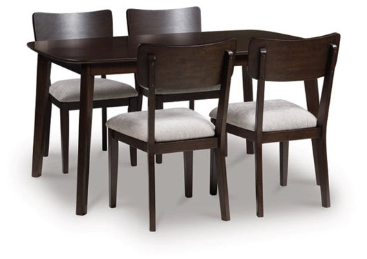 PCD607 5PC Dining Room Table Set
