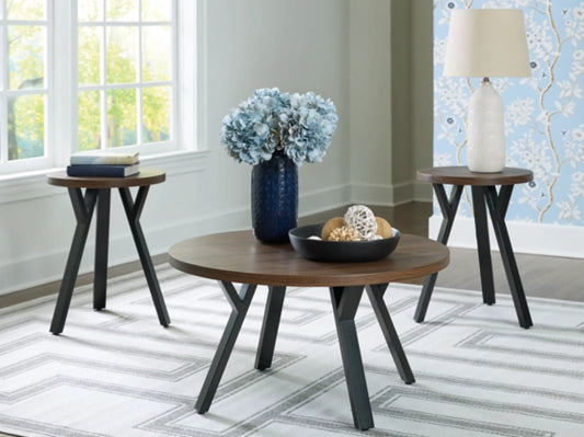 T153 3PC Occasional Table Set