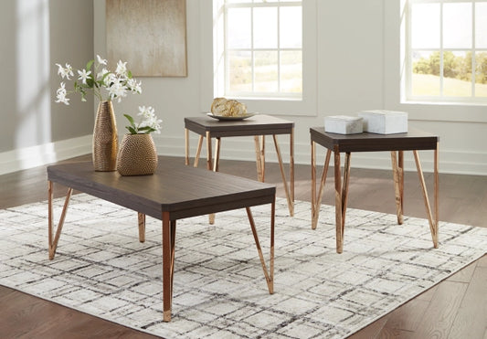 T404 3PC Occasional Table Set